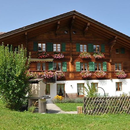 Alpenchalet Spiher Gstaad Ferienwohnung Im Parterre المظهر الخارجي الصورة