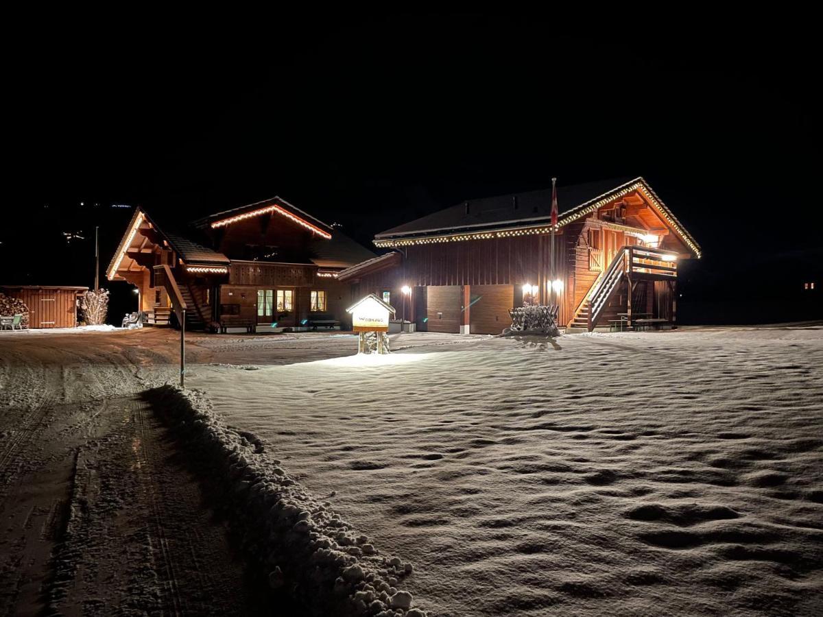 Alpenchalet Spiher Gstaad Ferienwohnung Im Parterre المظهر الخارجي الصورة